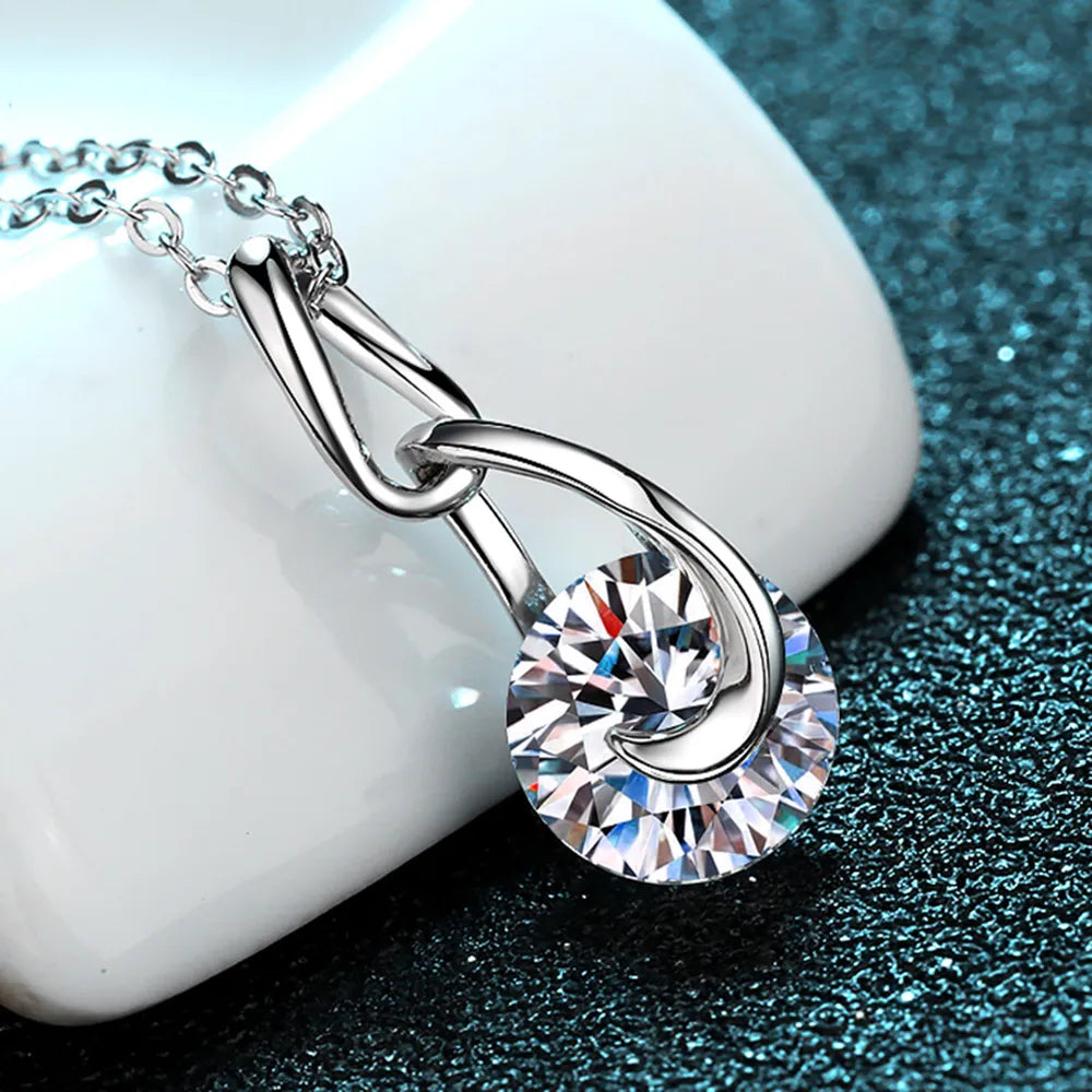 Diamond Dawn 2 Carat Necklace - Shine Diamond