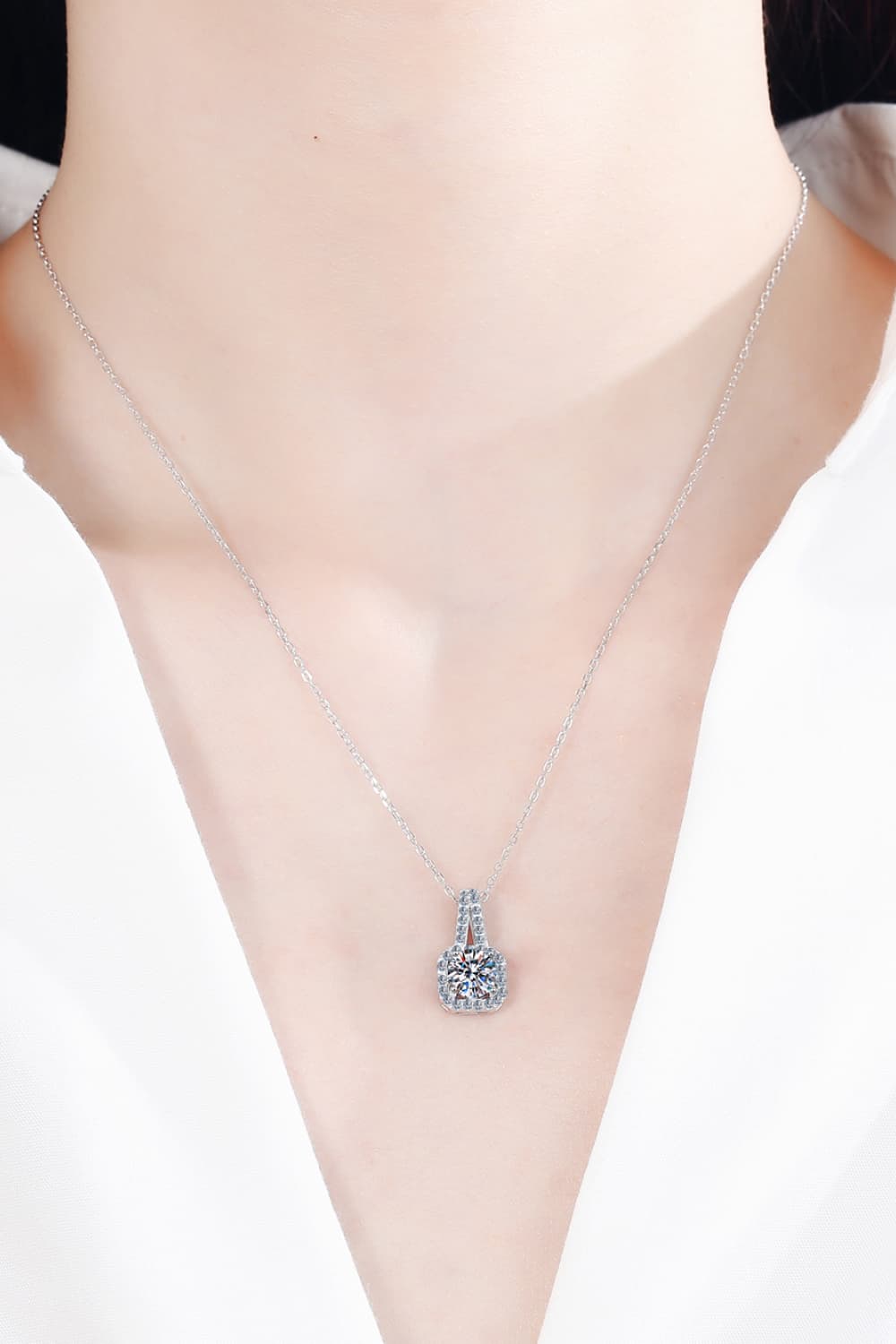 True Grace Moissanite Pendant - Shine Diamond