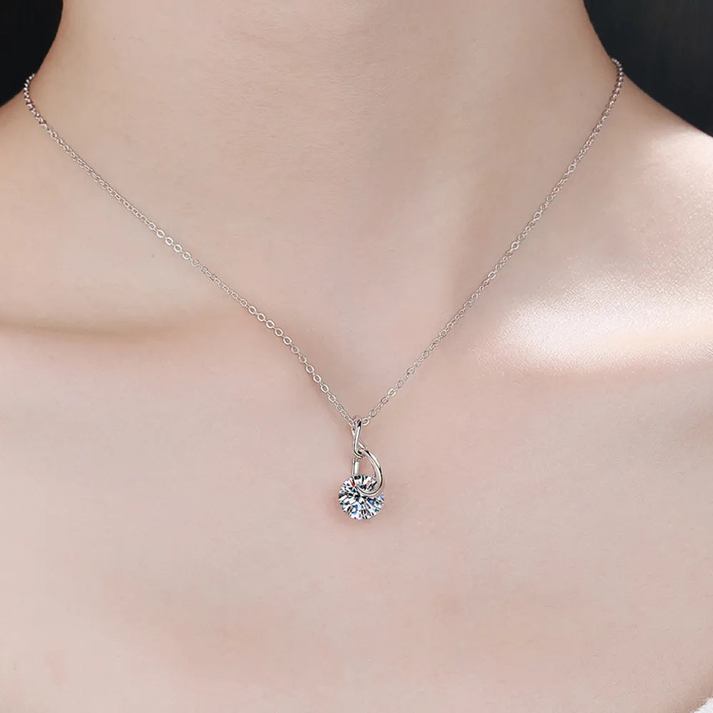 Diamond Dawn 2 Carat Necklace - Shine Diamond