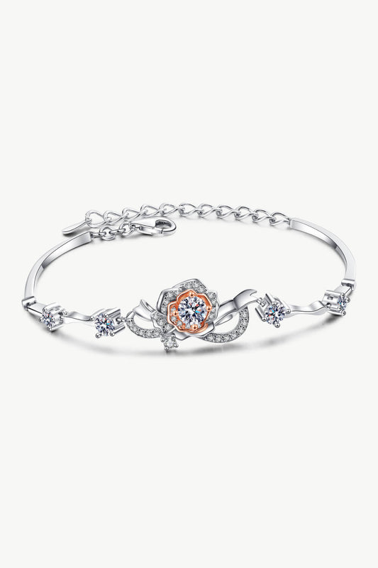 Pure Grace Moissanite Sterling Bracelet - Shine Diamond